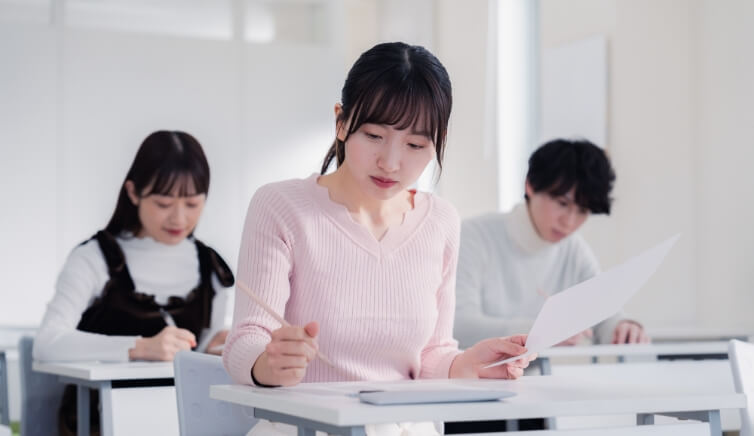 筆記模擬試験のイメージ